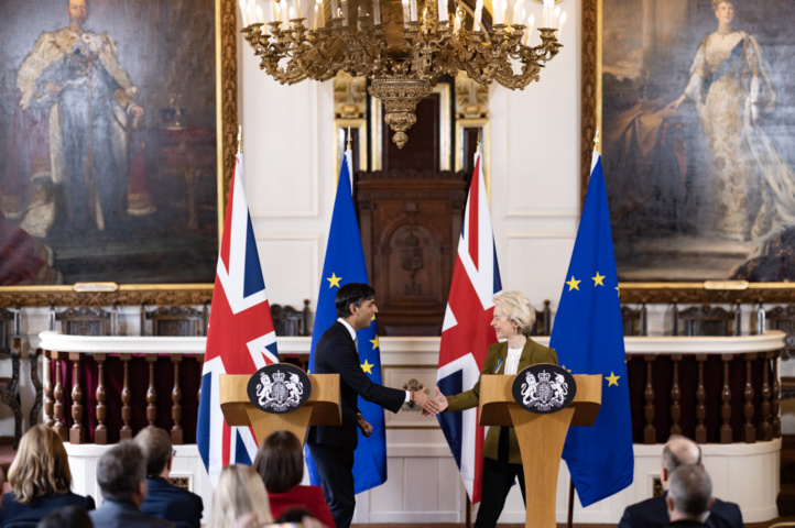 L'Europe et le Royaume-Uni ont beau avoir trouvé un accord pour le Brexit ce n'est pas pour autant que les échanges commerciaux sont au beau fixe. Photo by Dan Kitwood / GETTY IMAGES EUROPE / Getty Images via AFP