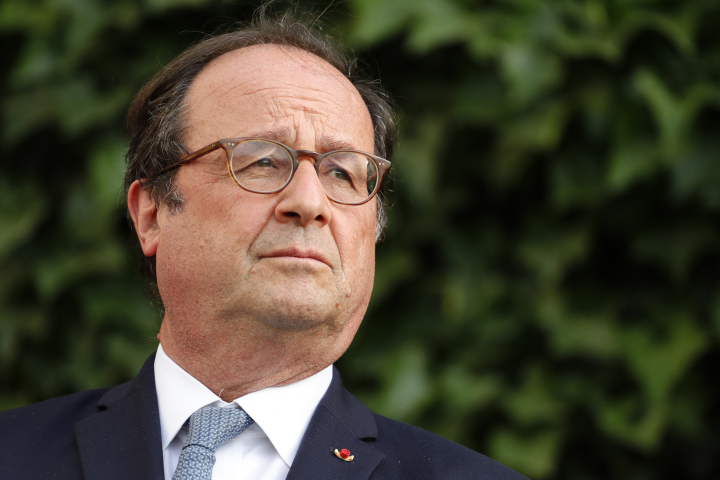 François Hollande, ancien président de la République (Photo by THOMAS SAMSON / AFP)