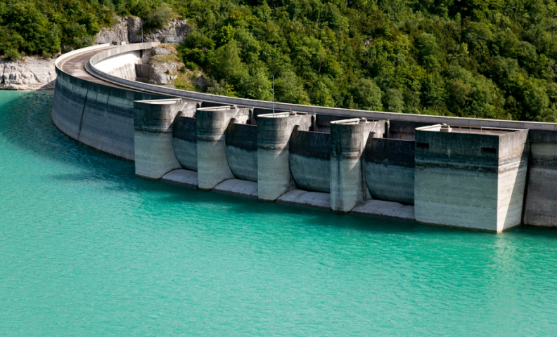 BARRAGE DU LAC DE VOUGLANS - PHILIPPE ROY / Philippe Roy / Aurimages via AFP
