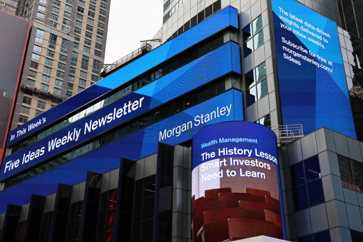 Morgan Stanley a dépassé les attentes au deuxième trimestre, porté par sa banque d'investissement - Photo by Michael M. Santiago / GETTY IMAGES NORTH AMERICA / Getty Images via AFP