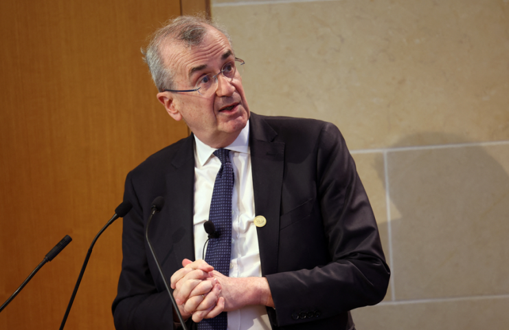 François Villeroy de Galhau, gouverneur de la Banque de France - Kevin Dietsch / GETTY IMAGES NORTH AMERICA / Getty Images via AFP