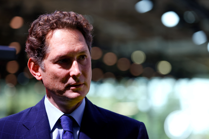John Elkann, directeur général d'Exor et président de Stellantis. (Photo : Ludovic MARIN / POOL / AFP)