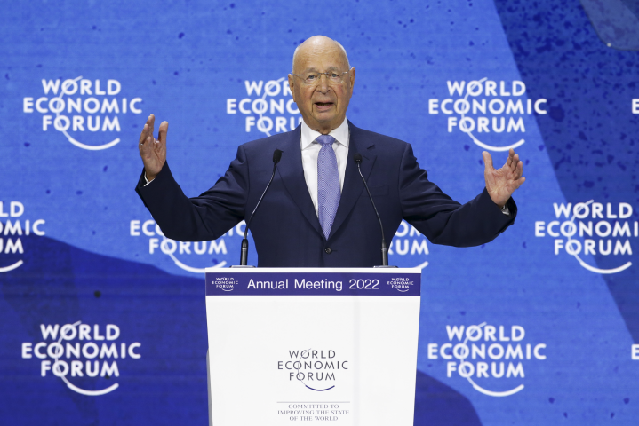 Klaus Schwab, président du Forum économique mondial (Zheng Huansong/XINHUA-REA)