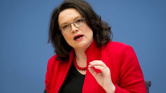 Andreas Nahles ministre du travail allemande SPD