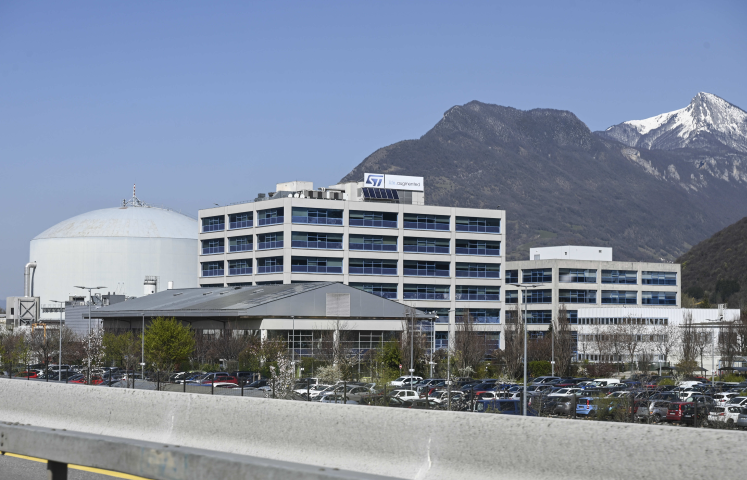 Le site de STMicroelectronics à Grenoble, en Isère (Stephane AUDRAS/REA)