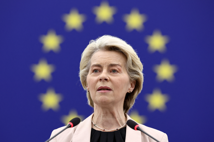 Ursula von der Leyen, présidente de la Commission européenne - FREDERICK FLORIN / AFP