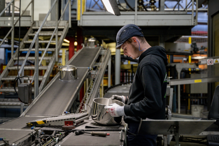 Usine en Bourgogne-Franche-Comté - ARNAUD FINISTRE / AFP