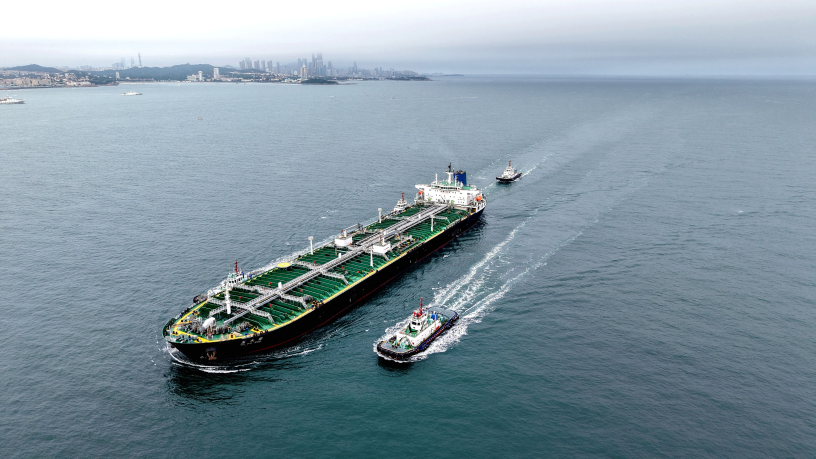 Pétrolier. Photo par CFOTO / NURPHOTO / NURPHOTO VIA AFP