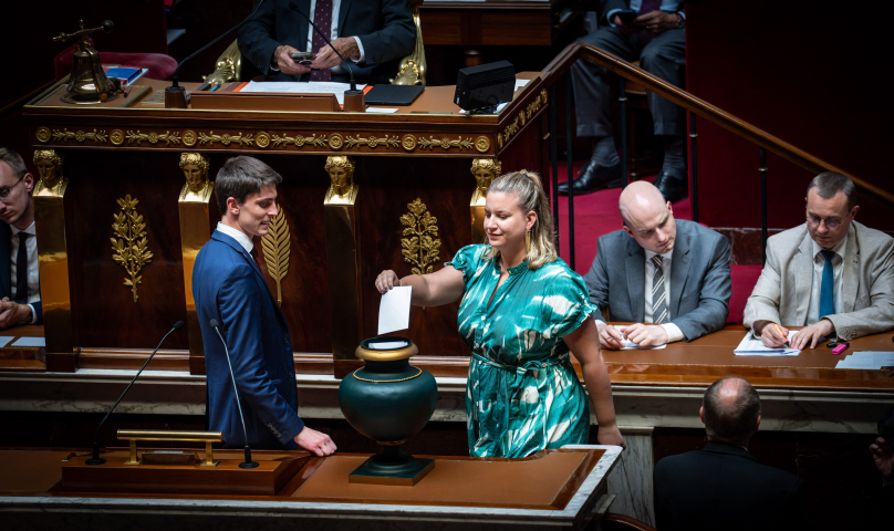 Assemblée nationale (Photo by Xose Bouzas / Hans Lucas / Hans Lucas via AFP)