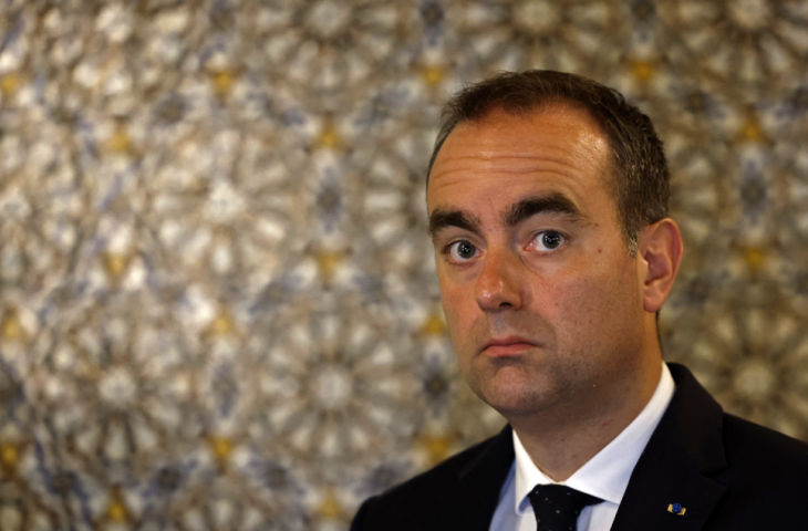 Sébastien Lecornu, Premier ministre - Photo par ABDEL MAJID BZIOUAT / AFP