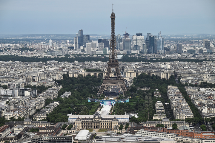 Paris (Photo by JULIEN DE ROSA / AFP)