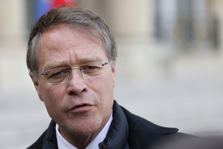 François Asselin, président de la CPME (Photo by Ludovic MARIN / AFP)