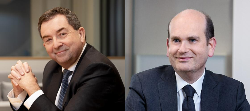 Eric Gallerne (à gauche) et François Lacoste, managing partners Private Debt d'Eurazeo.