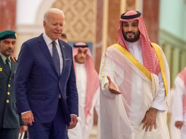 Joe Biden, président des Etats-Unis et Mohammed Ben Salmane, prince héritier d'Arabie Saoudite - Saudi Press Agency/XINHUA-REA