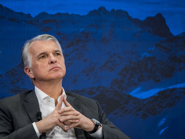 Sergio Ermotti, le directeur général de Credit Suisse - Fabrice COFFRINI / AFP