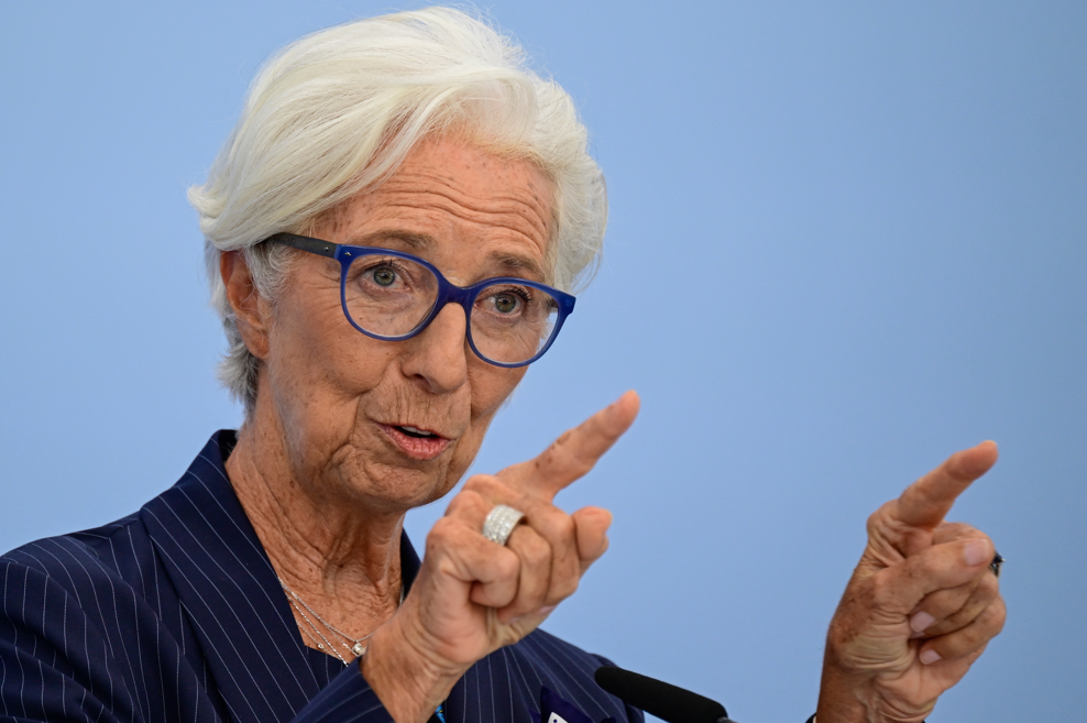 Christine Lagarde, présidente de la Banque centrale européenne - Photo par KIRILL KUDRYAVTSEV / AFP