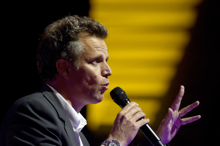 Arthur Sadoun, le président-directeur général de Publicis - Photo by ERIC PIERMONT / AFP