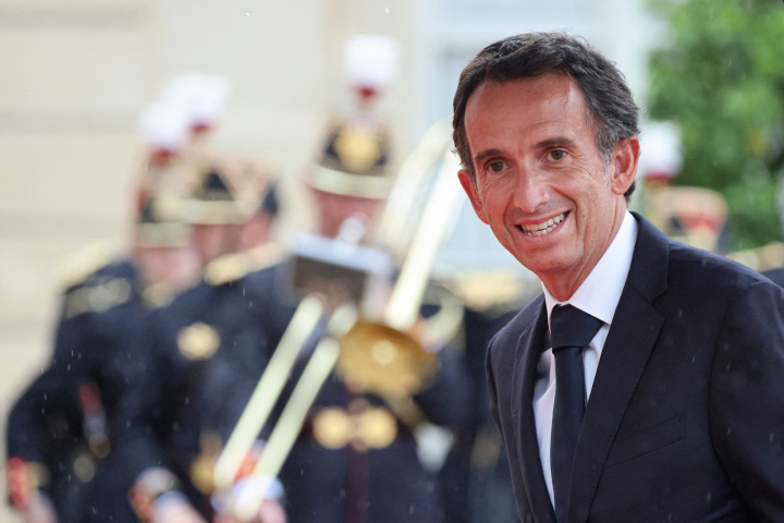 Alexandre Bompard (Photo by Ludovic MARIN / AFP)