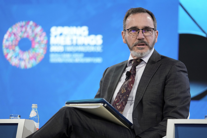 Pierre-Olivier Gourinchas, chef économiste du Fonds monétaire international - Oliver Contreras / AFP