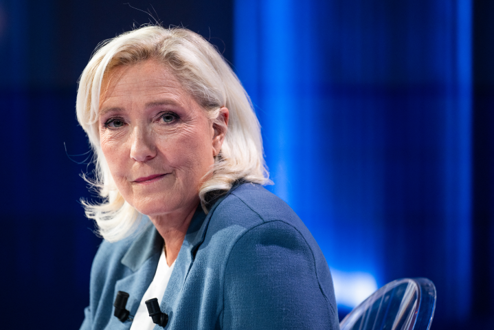 Marine Le Pen - Photo par JULIE SEBADELHA / AFP
