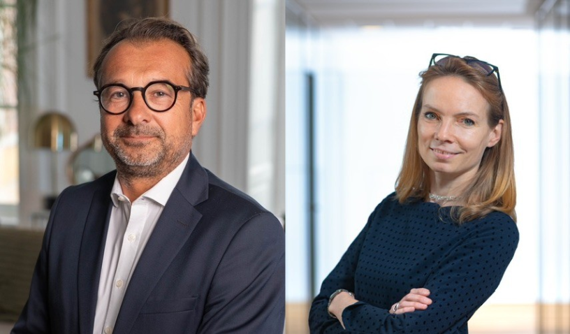 Jean-François Billet, managing partner et responsable de l’activité buyout, et Christine Demode, présidente de Mérieux Equity Partners.