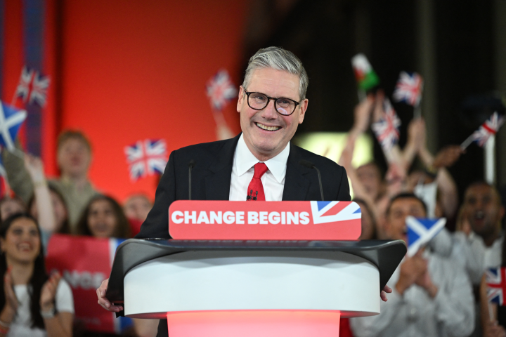 Keir Starmer, chef du Parti travailliste - JUSTIN TALLIS / AFP