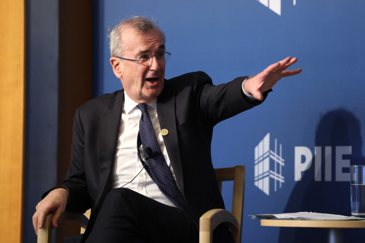 François Villeroy de Galhau, gouverneur de la Banque de France - Photo par KEVIN DIETSCH / GETTY IMAGES NORTH AMERICA / GETTY IMAGES VIA AFP