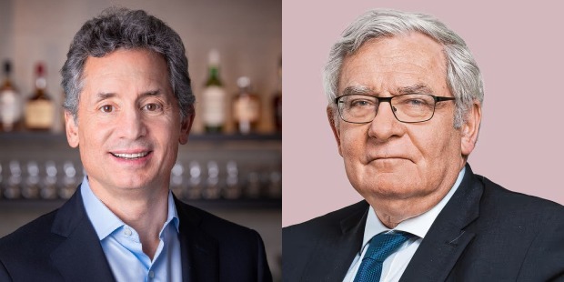 Albert Baladi et Jean Lemierre ( Beam Suntory et BNP Paribas) 