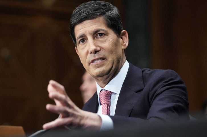 Kevin Warsh, président de la Réserve fédérale américaine - Photo par KEN CEDENO / AFP
