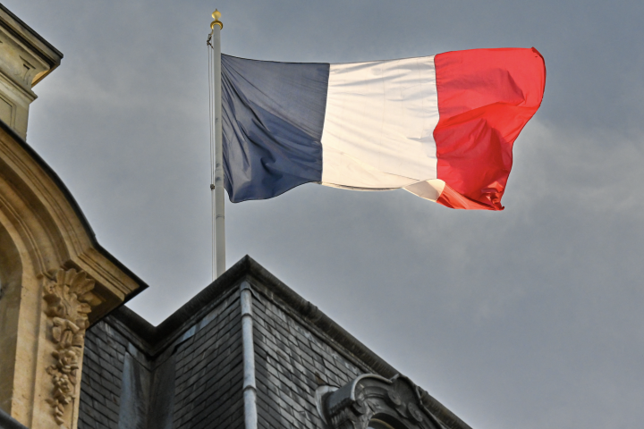 Drapeau. Photo by Henrique Campos / Hans Lucas / Hans Lucas via AFP