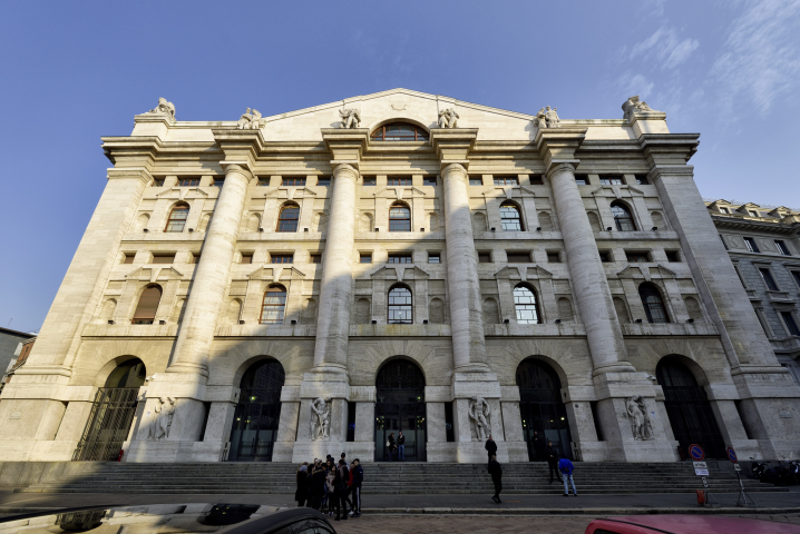 La Bourse de Milan (©Rainer UNKEL/REA)