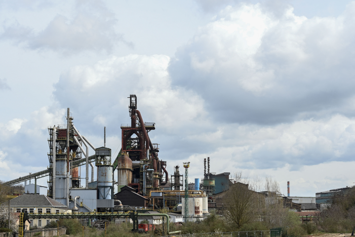 Site industriel en France. Photo de Jean-Christophe Verhaegen / AFP