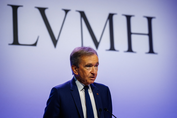 Bernard Arnault (Photo by Dimitar DILKOFF / AFP)