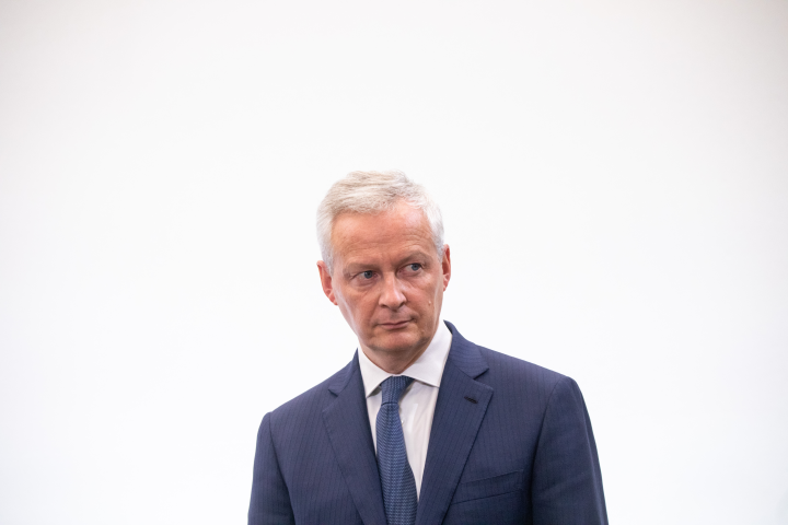 Bruno Le Maire, ministre de l'Économie, des Finances et de la Souveraineté industrielle et numérique - Romain GAILLARD/REA