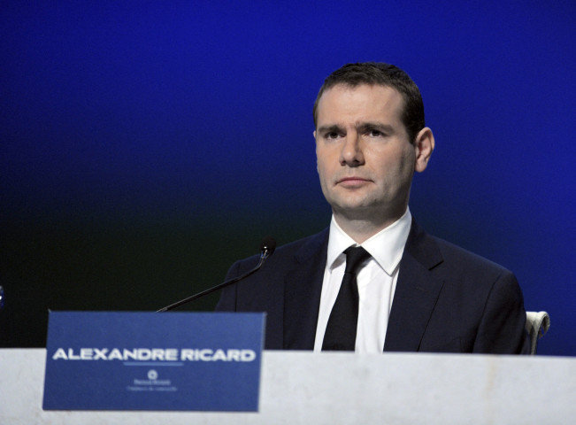 Alexandre Ricard, président-directeur général de Pernod Ricard (crédits:  ERIC PIERMONT / AFP)