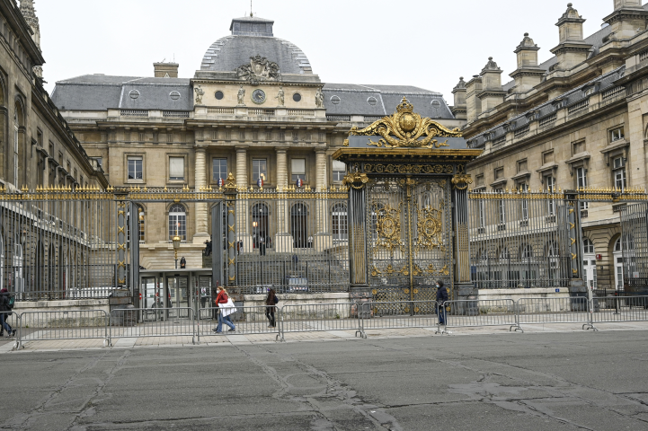 Cour d'appel de Paris (©ale du tribunal. Photo Eric Beracassat/Hans Lucas (Photo by Eric Beracassat / Hans Lucas / Hans Lucas via AFP)