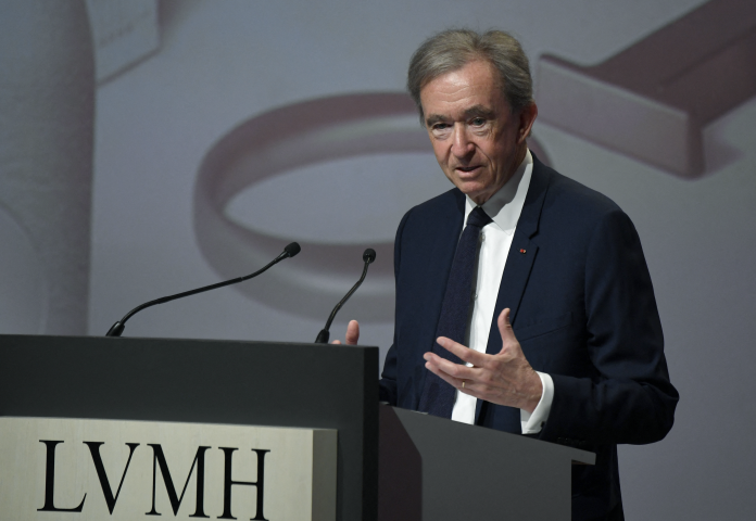 Bernard Arnault, Président-directeur général de LVMH - Eric PIERMONT / AFP