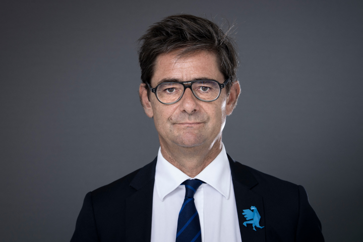Nicolas Dufourcq, directeur général de Bpifrance (Photo by Alain JOCARD / AFP)