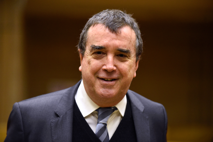 Arnaud Lagardère (Photo by JULIEN DE ROSA / AFP)