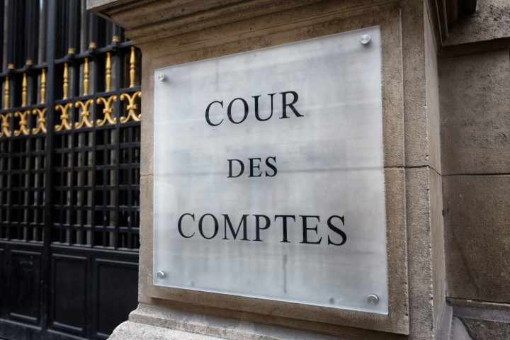 Cour des comptes. Photo by Martin Noda / Hans Lucas / Hans Lucas via AFP