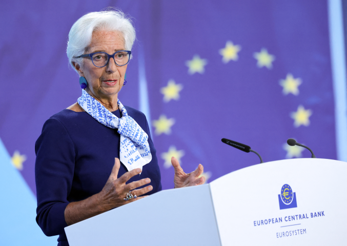 Christine Lagarde, présidente de la Banque centrale européenne - Daniel ROLAND / AFP