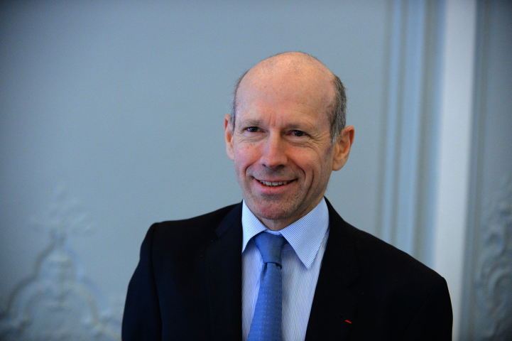 Marc de Garidel, le directeur général d'Abivax (Photo by ERIC PIERMONT / AFP)