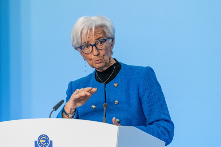 Christine Lagarde, présidente de la Banque centrale européenne - Tobias Wilkinson / NurPhoto / NurPhoto via AFP