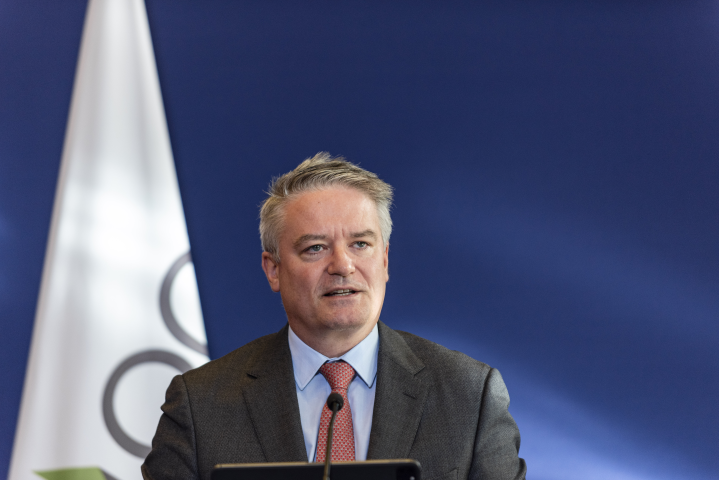 Mathias Cormann, secrétaire general de l'Organisation de Cooperation et de Développement Economiques - Come SITTLER/REA