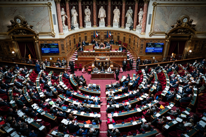 Sénat (Photo by Xose Bouzas / Hans Lucas / Hans Lucas via AFP)
