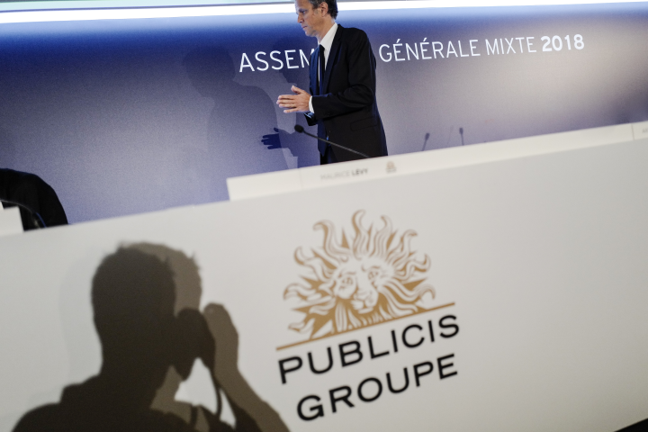 Arthur Sadoun, le président du directoire à l'assemblée générale de Publicis - Denis ALLARD/REA