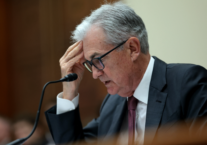 Jerome Powell, président de la Réserve fédérale américaine - WIN MCNAMEE / GETTY IMAGES NORTH AMERICA / Getty Images via AFP