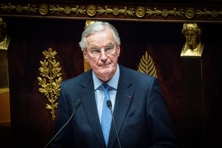 Michel Barnier  - Xose Bouzas / Hans Lucas / Hans Lucas via AFP