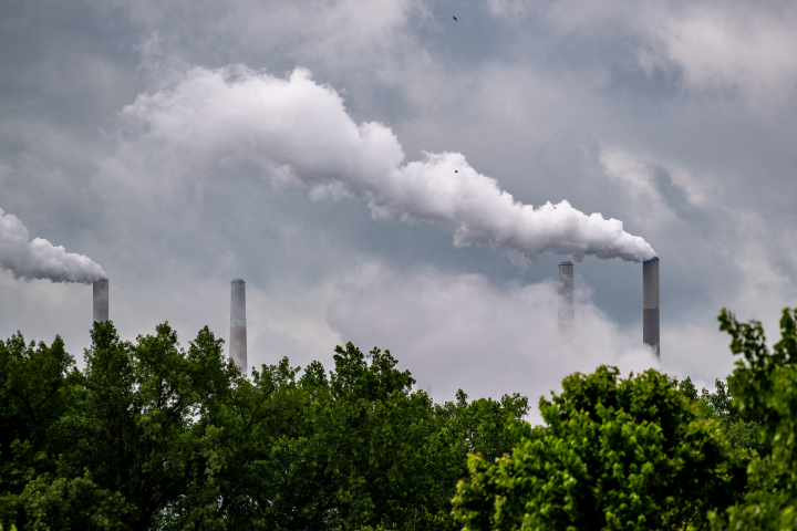 Pollution (Photo by Jason Whitman / NurPhoto via AFP)