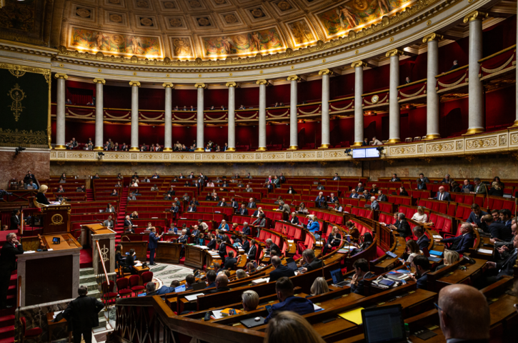 Assemblée nationale - Telmo Pinto/NurPhoto) (Photo by Telmo Pinto / NurPhoto / NurPhoto via AFP